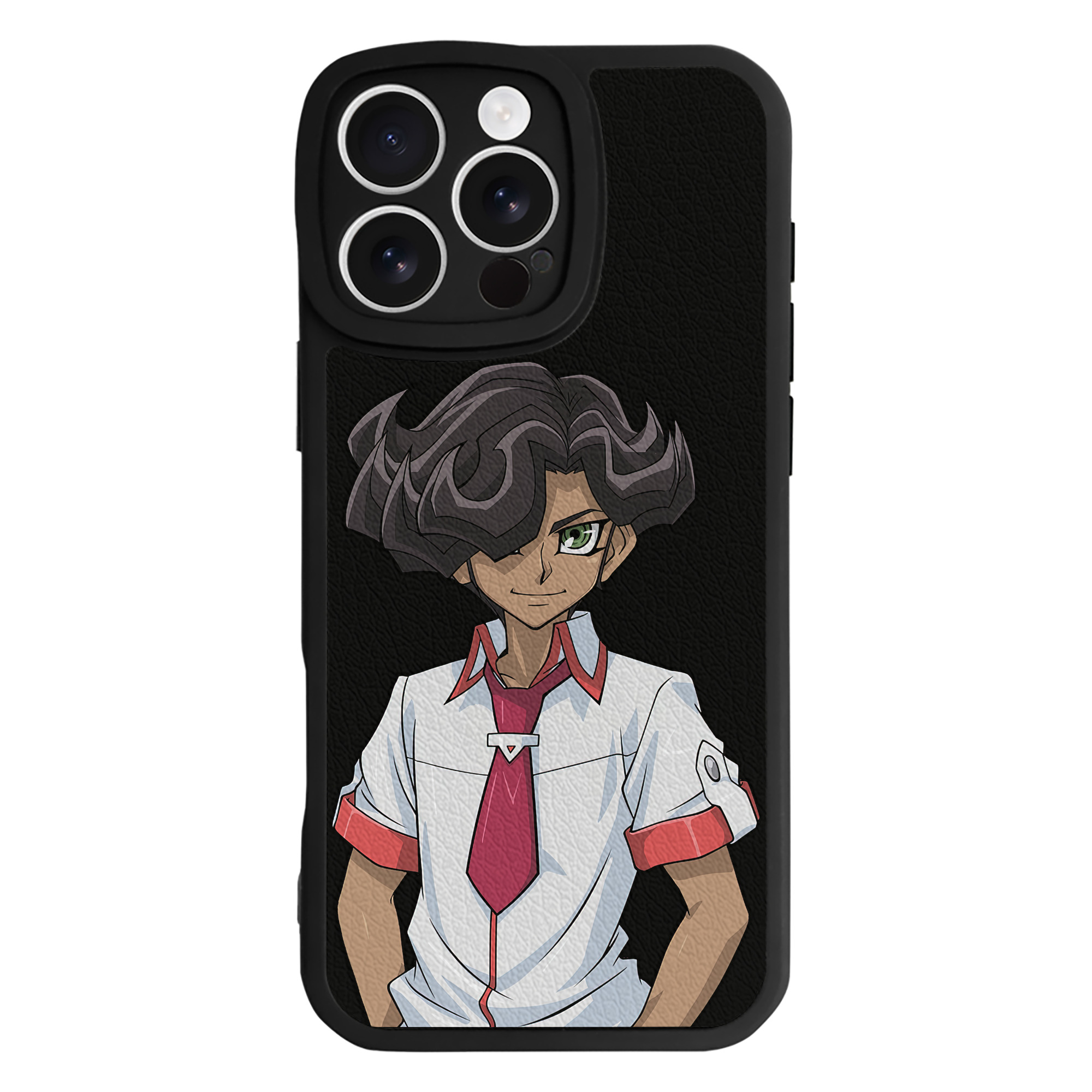 遊☆戯☆王 Yu-Gi-Oh! 【iPhone 16シリーズ対応】シリコンスマホケース（レザー調） 材質：シリコン